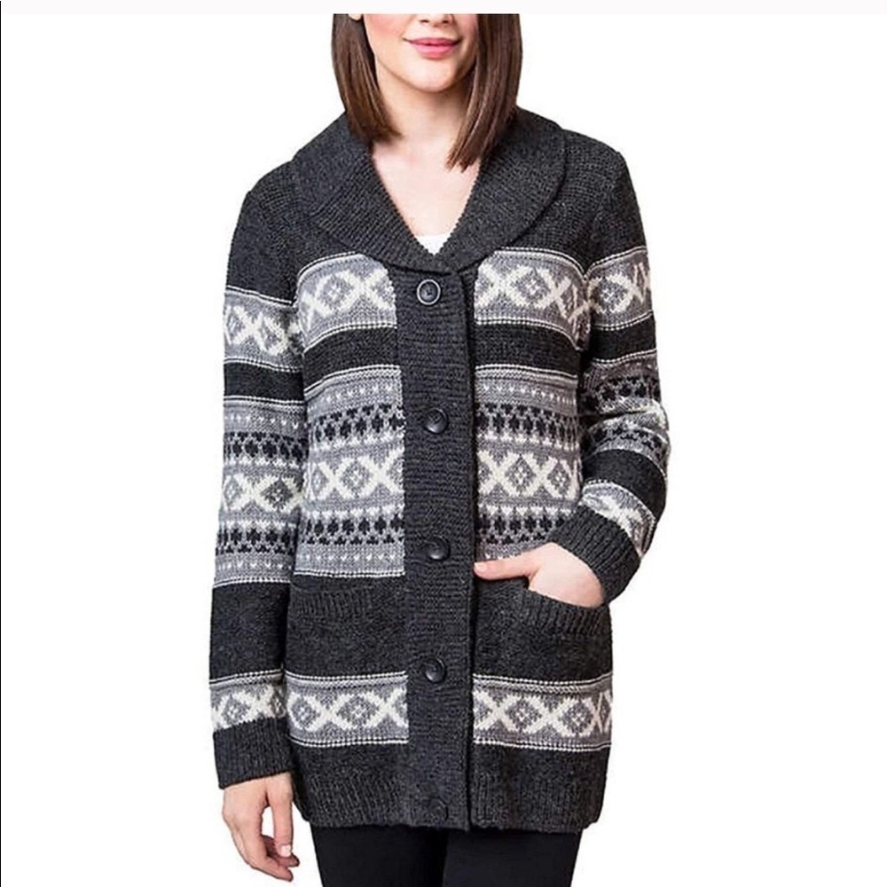 Nicole Miller Original Nordic sweater M